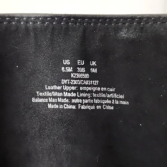 NWT DKNY Women's Taeta Black Leather Zip Moto Chunky Short Boots Size 8.5M - Picture 13 of 16